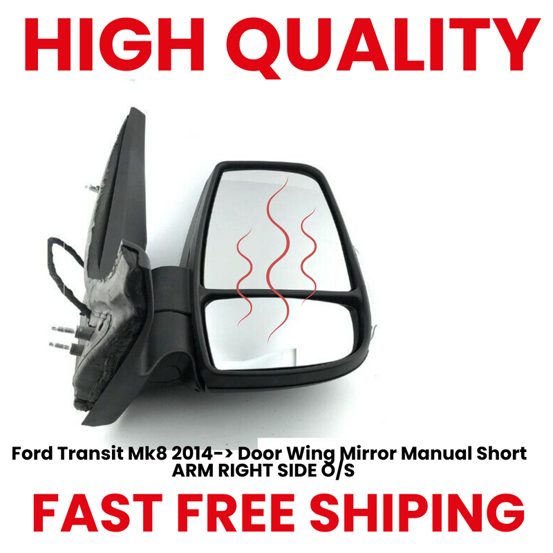 Ford Transit MK8 2014 onwards Full Electric Mirror Right driver SIDE O/S T&T Repair&Parts