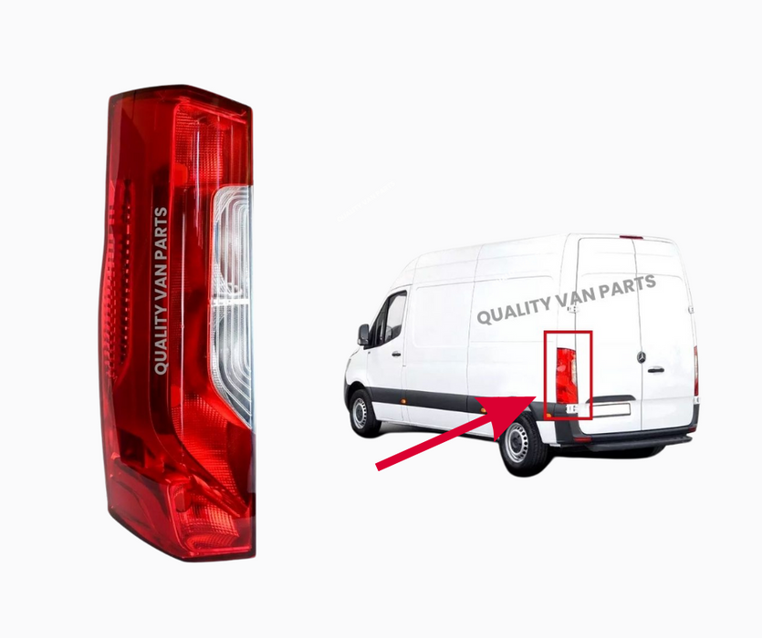 Rear Tail Light Lamp For Mercedes Sprinter W907 W910 Left Passenger Side 2018+