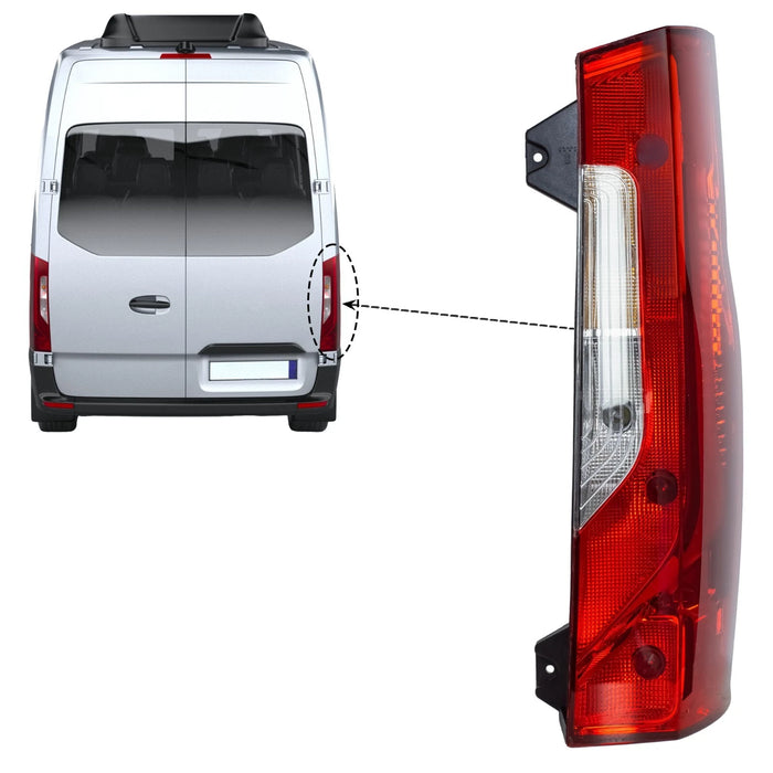 Rear Tail Light Lamp For Mercedes Sprinter W907 W910 Right Driver Side 2018+