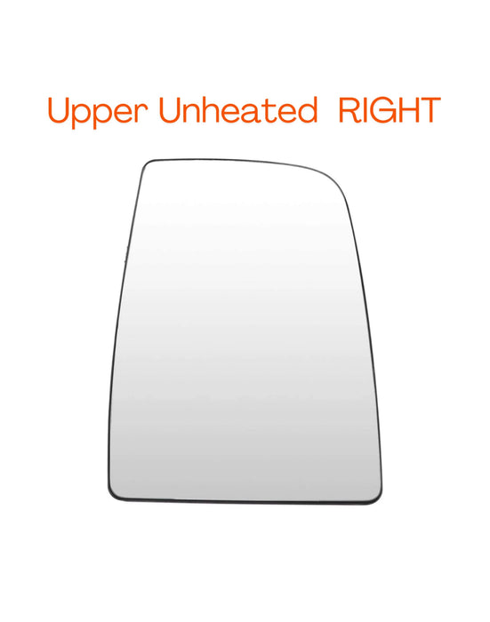 FORD TRANSIT MK8 2013+ UPPER WING MIRROR GLASS NON HEATED RIGHT HAND SIDE