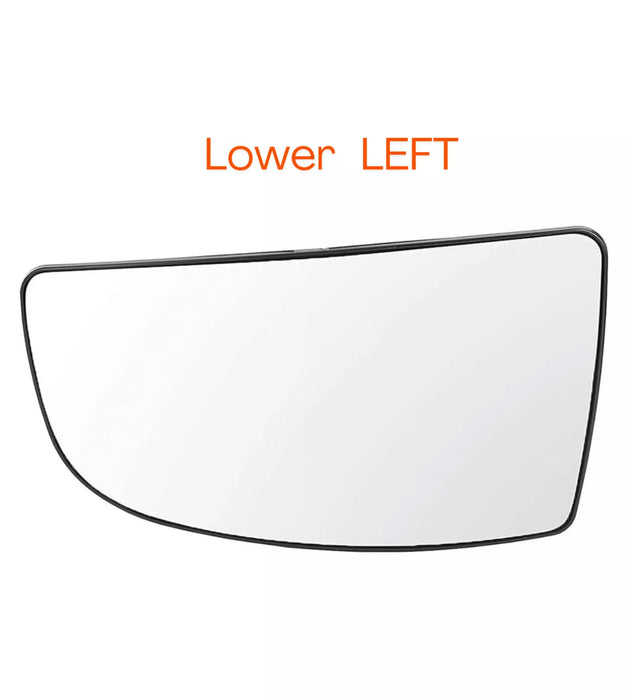 Lower Door Wing Mirror Glass for Ford Transit MK8 2014 On Passenger Left Side N/S
