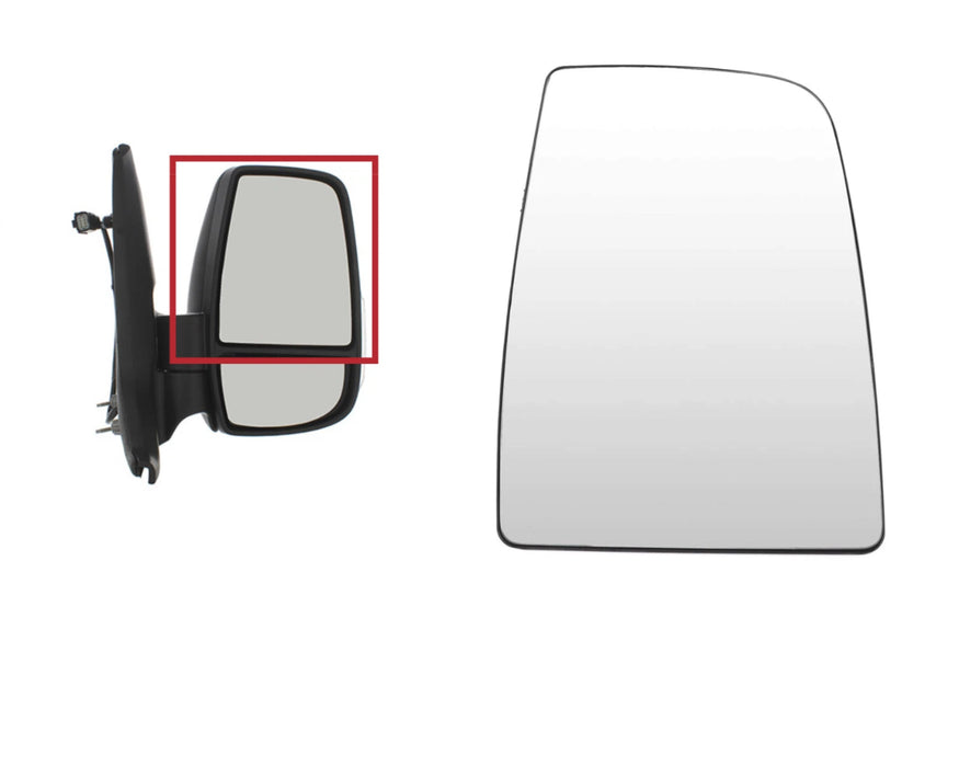 FORD TRANSIT MK8 2013+ UPPER WING MIRROR GLASS NON HEATED RIGHT HAND SIDE