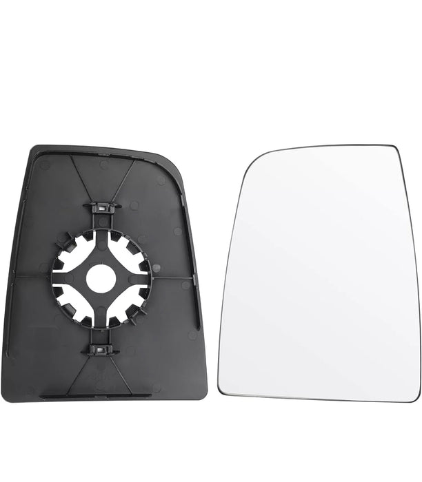 For Ford Transit Mk8 2014 ONWARDS Left Side Wing Mirror Glass none Heated Upper With Plate