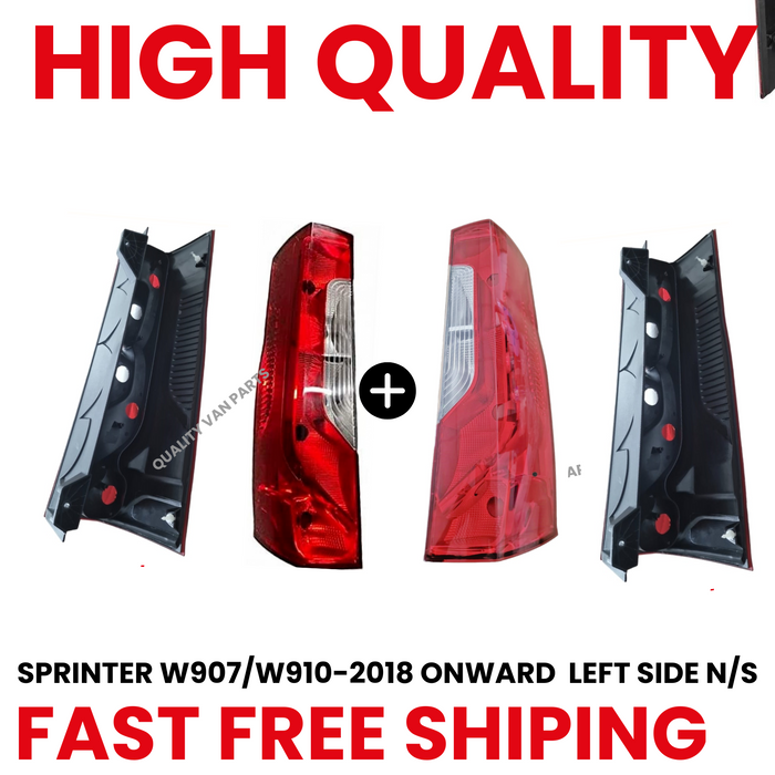 For Mercedes Sprinter W907 / W910  Rear Left and Right  Tail Lights cover rear light 2018 onwards