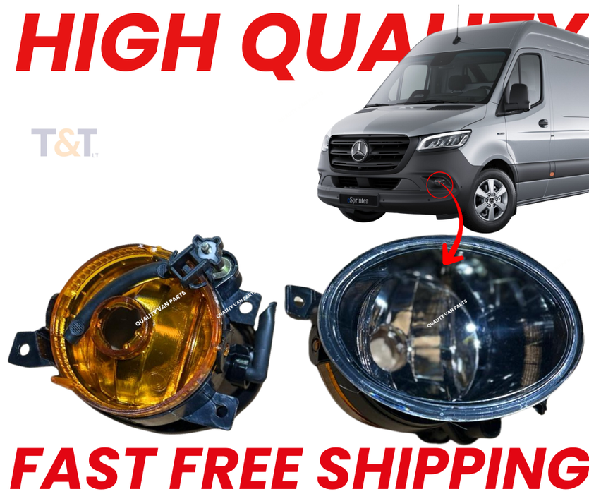 For Mercedes Sprinter Front Fog Light Lamp Passenger Side N/ 2018 on