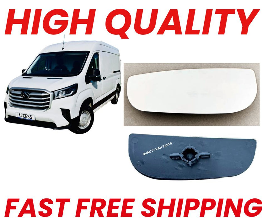 Fits Maxus Delivery 9 2020-2026 Left Side Lower Blindspot Mirror Glass With Base
