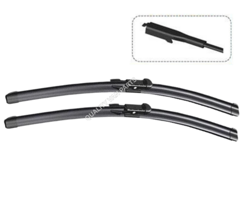 Mercedes Sprinter 2006–2018 Front Windscreen Wiper Blades Set 26"/24" New