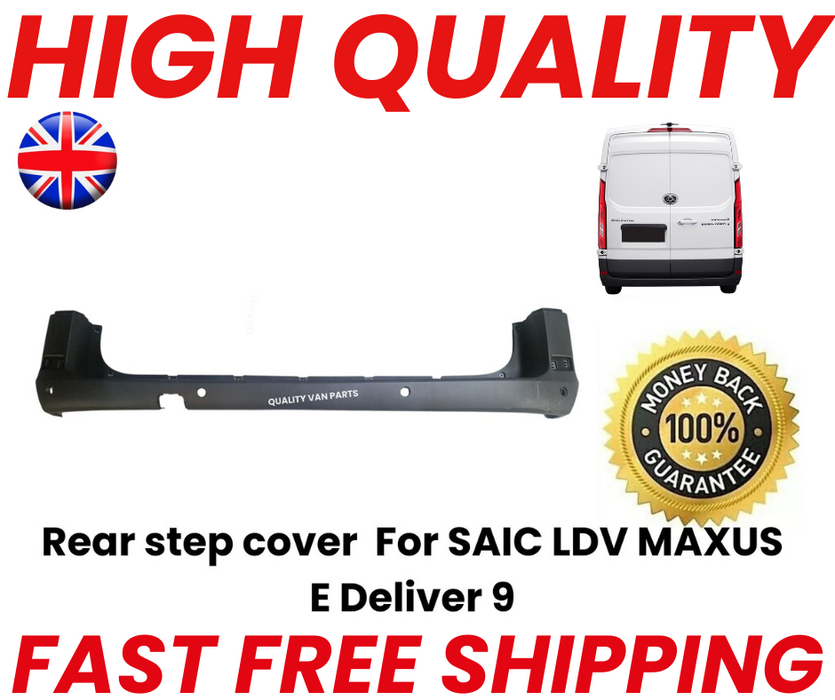 Rear step cover  For SAIC LDV MAXUS   Deliver 9  with sensor holes
