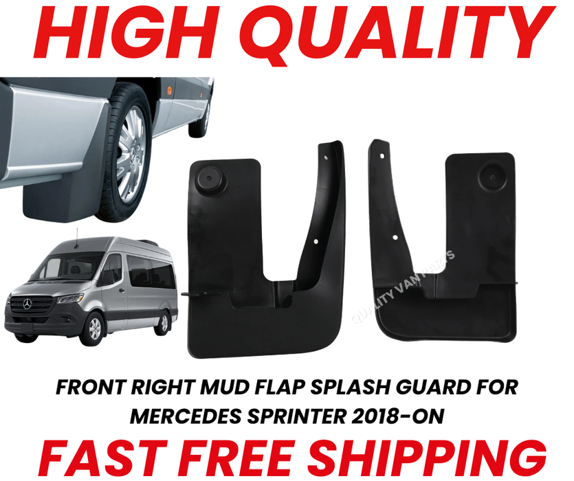 FRONT RIGHT MUD FLAP SPLASH GUARD FOR MERCEDES SPRINTER 2018-ON