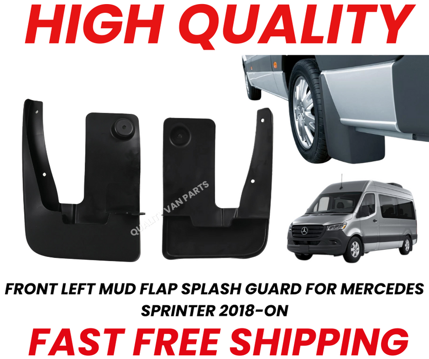 FRONT LEFT MUD FLAP SPLASH GUARD FOR MERCEDES SPRINTER 2018-ON