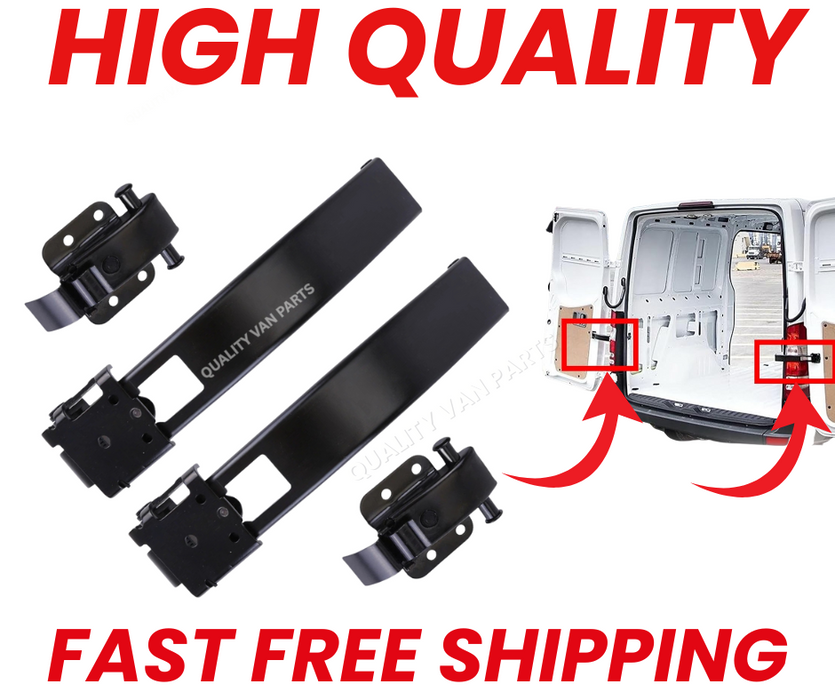 Rear Door Check Strap Bracket Locator Holder for Mercedes Sprinter 2006–2018 4 pcs/set L+R