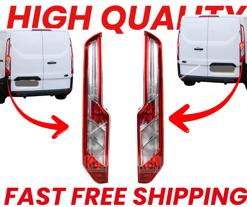 Ford Transit Custom 2012-2021 Rear Tail Light Lamp Off Side & Near Side Set Pair