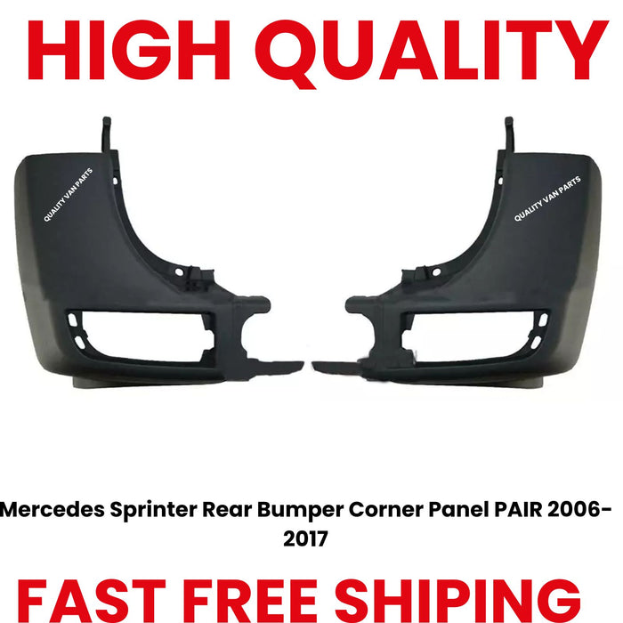 Mercedes Sprinter Rear Bumper Corner Panel PAIR 2006-2017