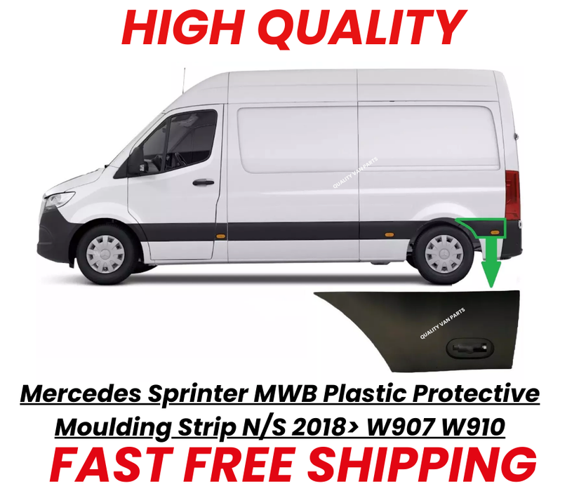 Mercedes Sprinter MWB Plastic Protective Moulding Strip N/S 2018> W907 W910
