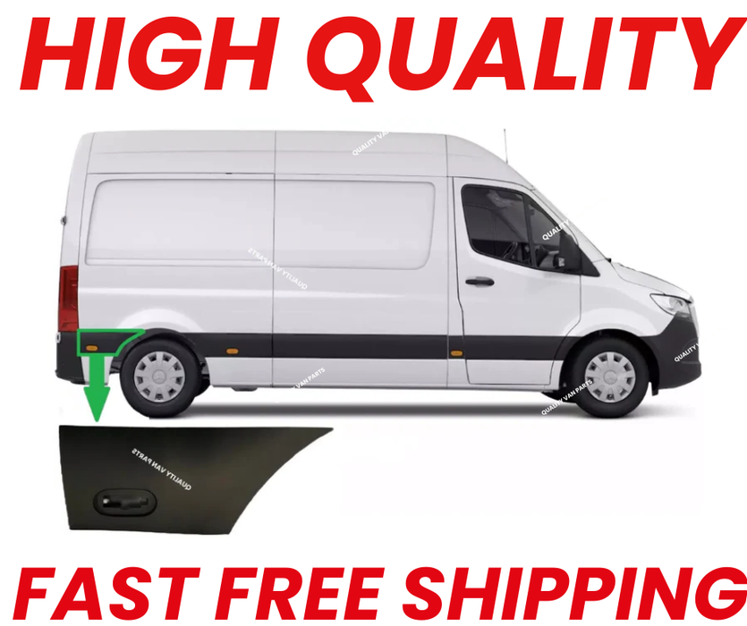 Mercedes Sprinter MWB Plastic Protective Moulding Strip O/S 2018> W907 W910