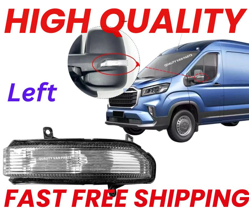 New Door mirror indicator lens left Passengers Side for LDV Maxus Deliver9