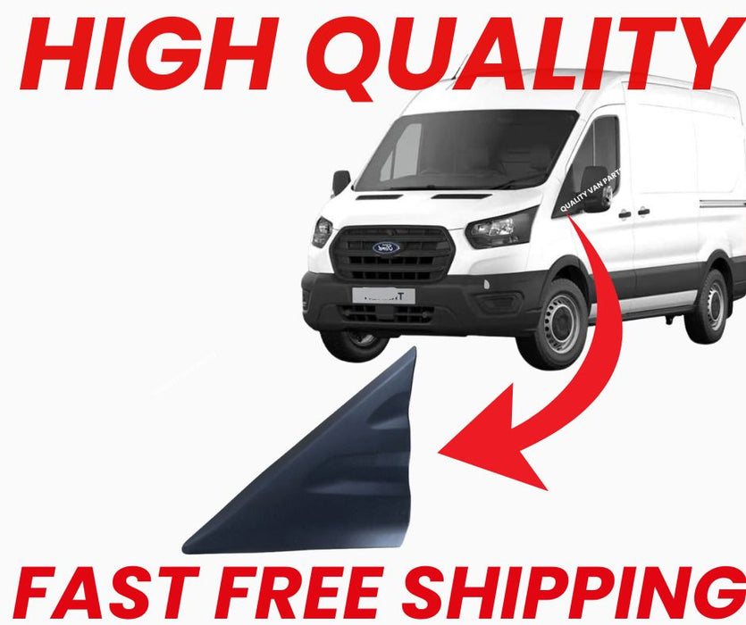 Left N/S Door Wing Mirror Triangle Moulding Trim For Ford Transit MK8 MK9 14-On