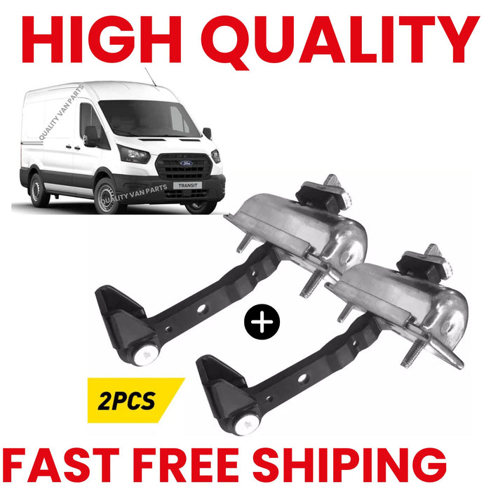 2x Front Door Check Strap Stop Fits Ford Transit MK8 2013 Onwards BK31V23500AD