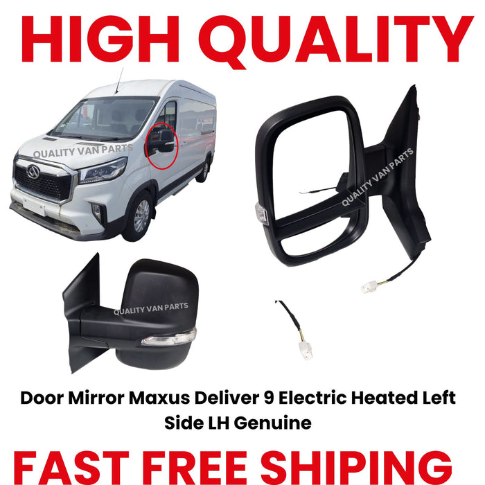 Door Mirror Maxus Deliver 9 Electric Heated Left Side LH Genuine
