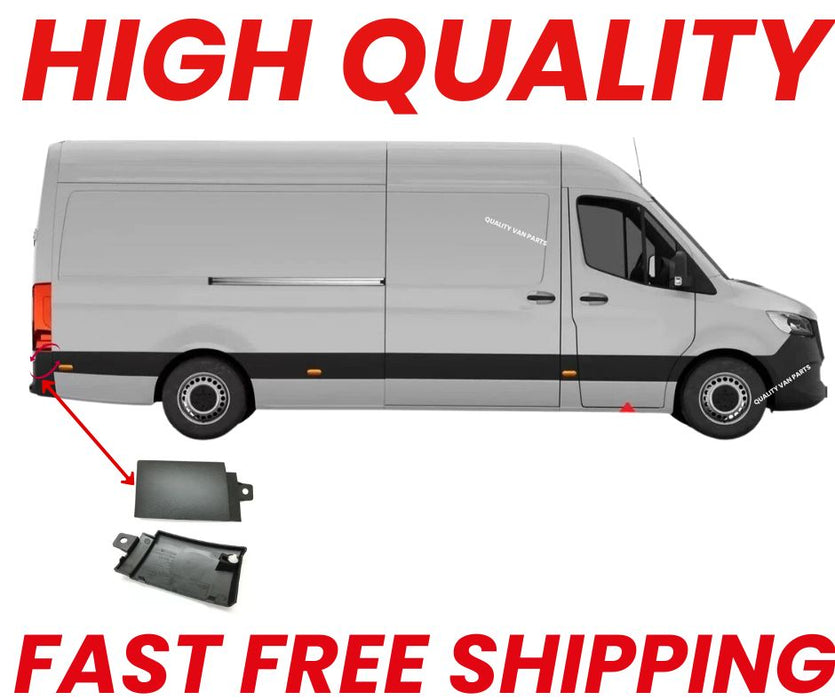 Fit Mercedes Sprinter 2018-2025 Right Rear Side Bumper Cover Moulding Trims New