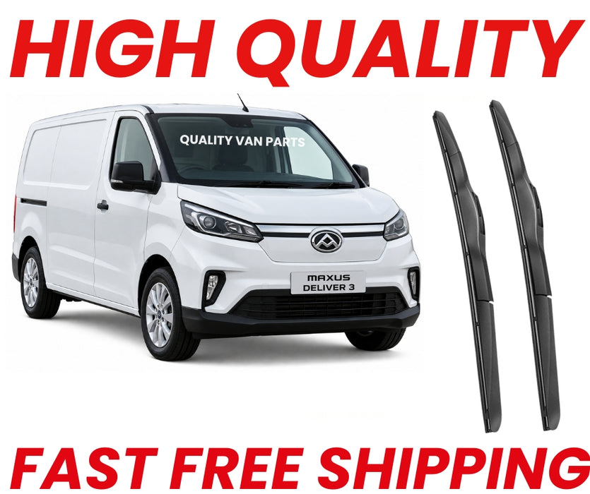 Fits Maxus eDeliver 3 2020-on Windscreen Wiper Blades AU24''17''