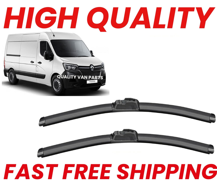 For Renault Master 2010-2024 Brand New Front Windscreen Wiper Blades 26"26"