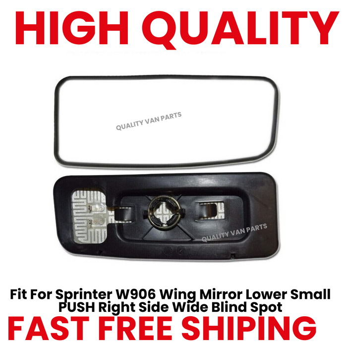 Fit For Sprinter W906 Wing Mirror Lower Small PUSH Right Side Wide Blind Spot