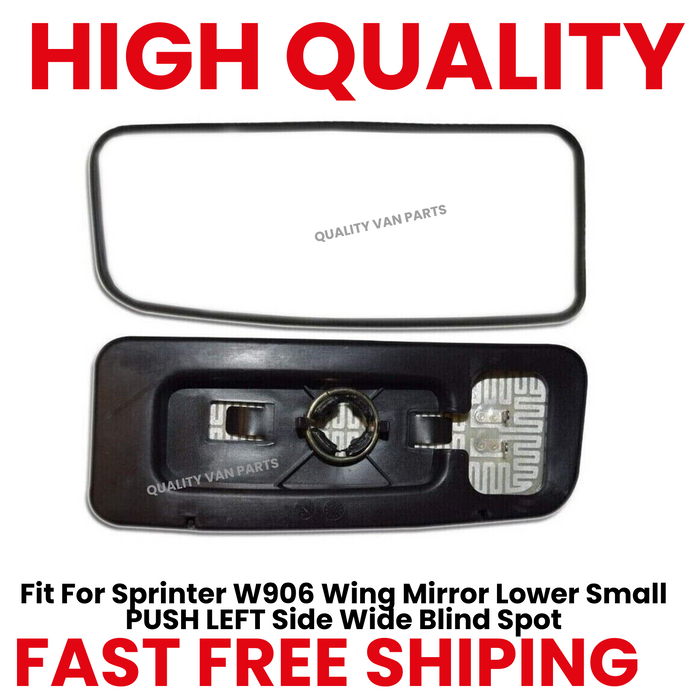 Fit For Sprinter W906 Wing Mirror Lower Small PUSH Left Side Wide Blind Spot