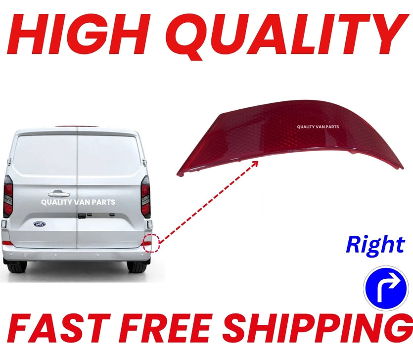 REAR BUMPER RED REFLECTOR RH / OS 2713342 FITS FORD TRANSIT CUSTOM (2024 ON)