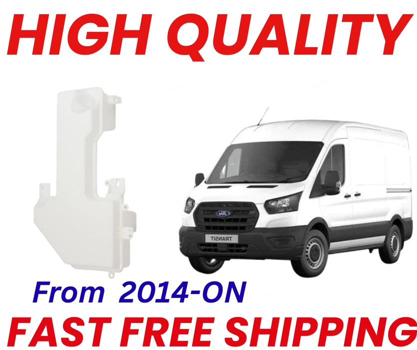 FOR FORD TRANSIT MK8 WINDSCREEN WASHER BOTTLE WITH HEATED WINDSCREEN (2014-ON