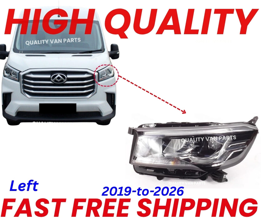 Head Light/ Lamp MAXUS Deliver9 E deliver9   Noon LED 2020 To 2026 Left