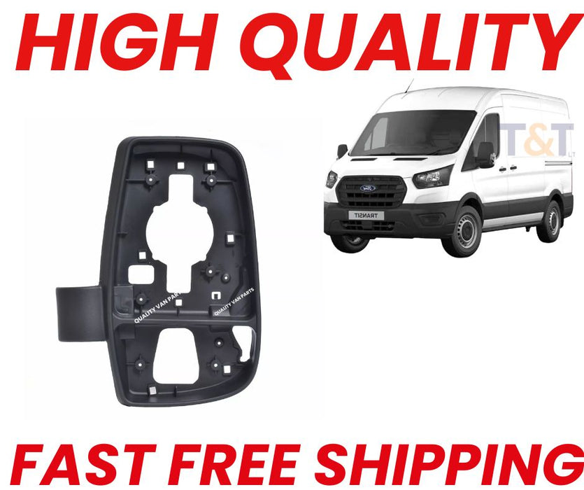 Ford Transit MK8 Door Wing Mirror Black Inner Frame Cover Right O/S 2014 On