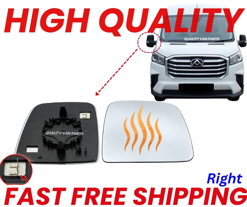 Driver Side Maxus Deliver 9 E deliver 9 2020 onward Wing Mirror With Base Heated