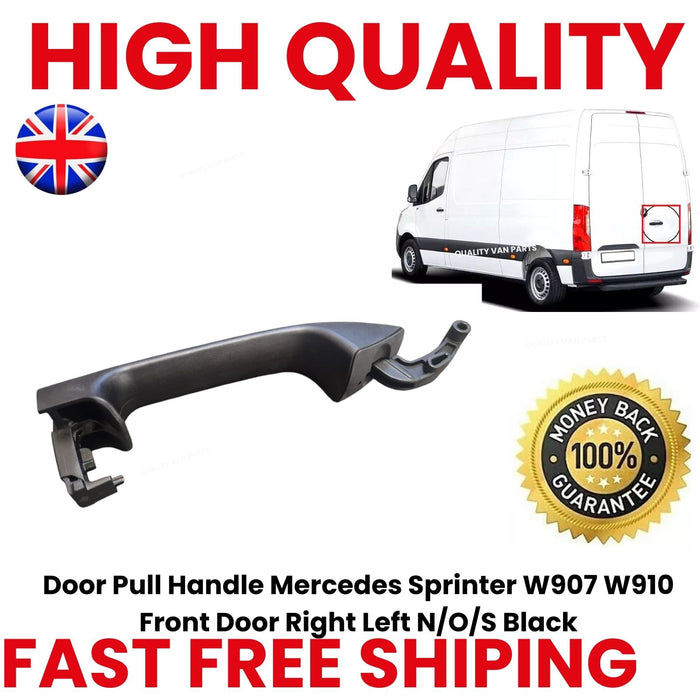Door Pull Handle Mercedes Sprinter W907 W910 Front Door Right Left N/O/S Black