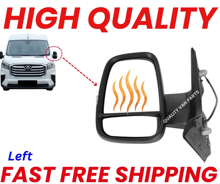 For MAXUS Deliver 9 eDELIVER 9 2020+ Left Door Wing Mirror Electric Heated N/S