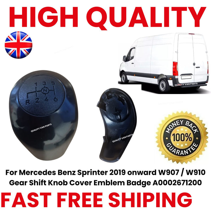 For Mercedes Benz Sprinter 2019 onward W907 / W910 Gear Shift Knob Cover Emblem Badge A0002671200