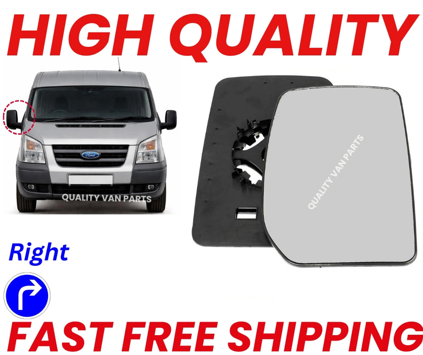 For Ford Transit MK6/MK7 2000-2014 Door Wing Mirror Glass Drivers Side Right