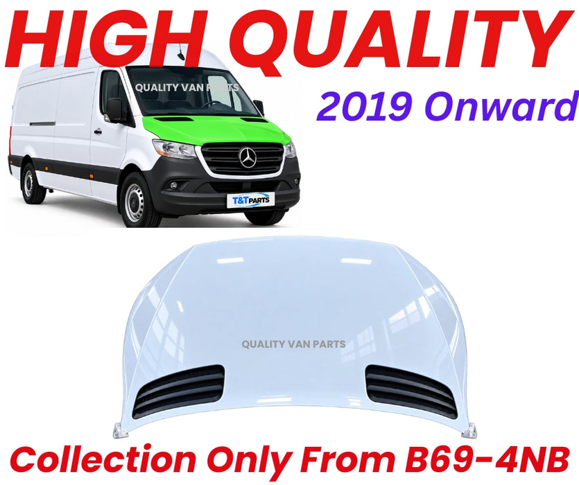 New For Mercedes Sprinter W907 W910 2018 Onwards Bonnet Hood Colour 9147