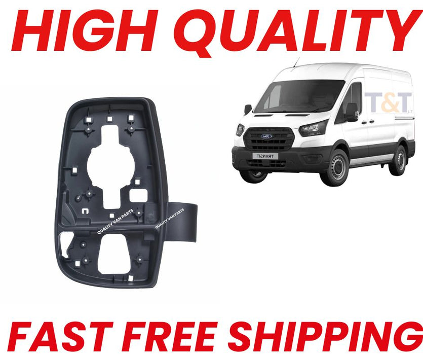 Ford Transit MK8 Door Wing Mirror Black Inner Frame Cover Left N/S 2014+ NEW