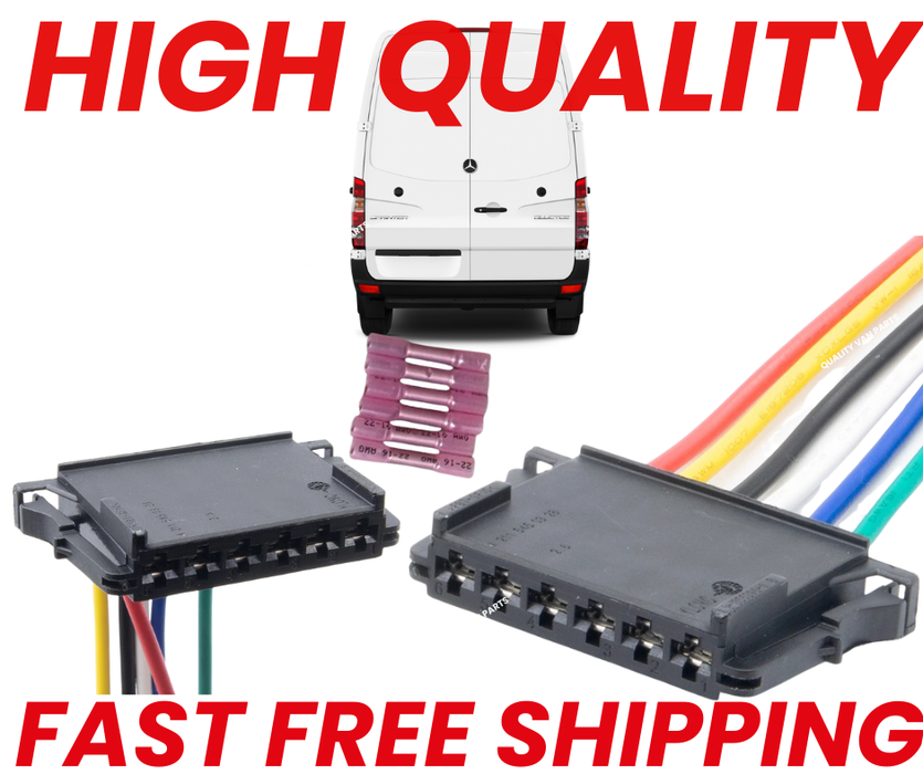 Fits Mercedes Sprinter 906 2006-2018 Left Side Tail Light Connector Plug