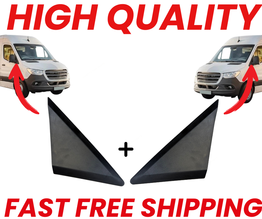 MERCEDES SPRINTER W907 2018-ON FRONT MIRROR TRIANGLE COVER RIGHT O/S + LEFT N/S