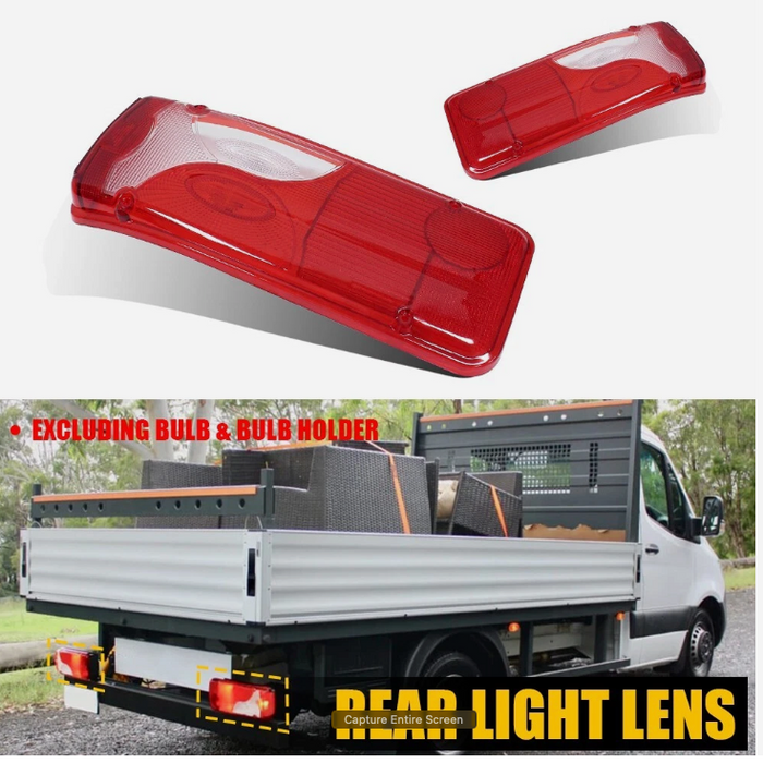 For Mercedes Sprinter Chassis Cab Luton Rear Light Lens Lamp Light Pair L + R