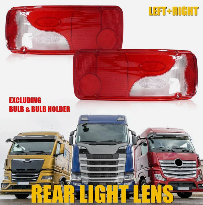 For Mercedes Sprinter Chassis Cab Luton Rear Light Lens Lamp Light Pair L + R