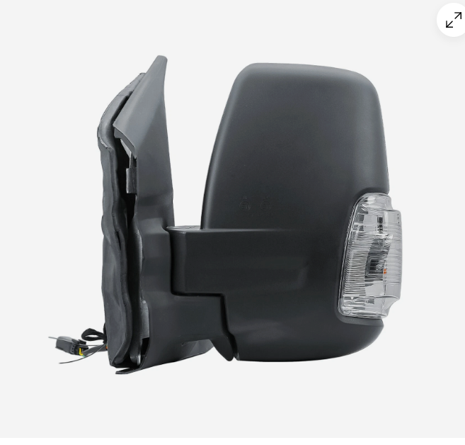 Ford Transit Mk8 2014-> Door Wing Mirror Manual Short Arm Passenger Side Left