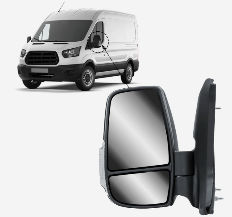 Passenger Left Side Wing Mirror N/S Electric Heated for 14-26 Ford Transit Mk8