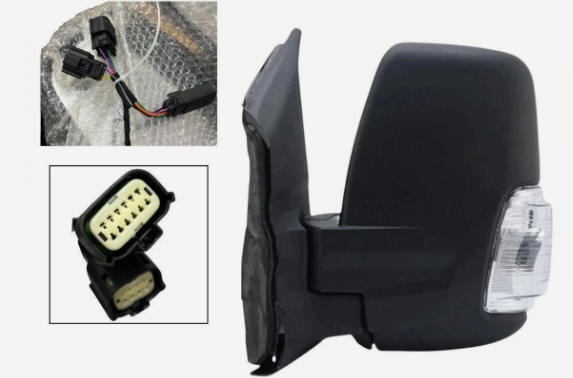Passenger Left Side Wing Mirror N/S Electric Heated for 14-26 Ford Transit Mk8