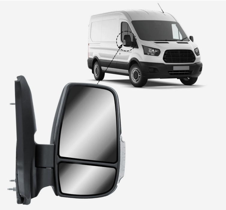 Driver Right Side Wing Mirror O/S Electric Heated for 14-26 Ford Transit Mk8