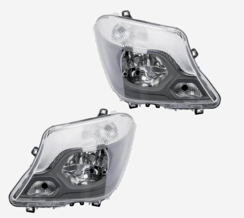 1 Pair Left Right Side Headlight Head Lamp for 14-18 Mercedes Sprinter W906