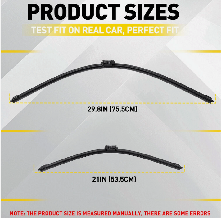 For Ford Transit Mk8 2014 Onwards 30'' 21'' 1853024 2PCS Front Wiper Blades UK