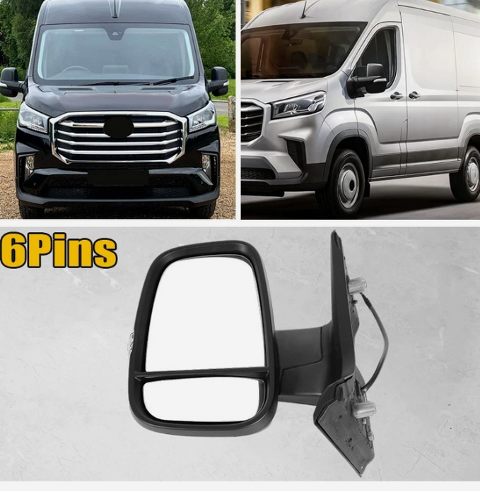 For MAXUS Deliver 9 eDELIVER 9 2020+ Left Door Wing Mirror Electric Heated N/S